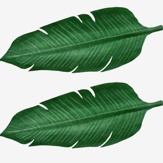 Muursticker bananenblad groen interieurdecoratie sticker