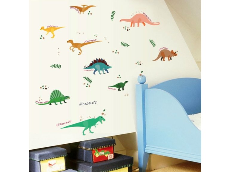 Muurstickers dinosaurussen kinderkamer