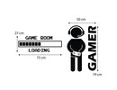 Muursticker gamer + game room loading combo deal