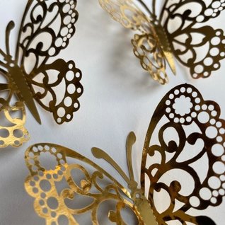 12 stuks gouden 3d vlinders muurdecoratie (7) 12 stuks gouden 3d vlinders muurdecoratie (7)
