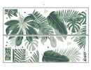Muursticker tropisch groene palmbladen botanisch strook stickers