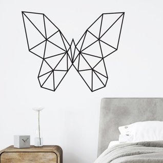 Muursticker vlinder geometrisch kinderkamer Muursticker vlinder geometrisch kinderkamer