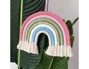 Regenboog hanger zachte kleuren kinderkamer 28cm x 25cm