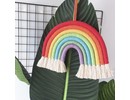 Regenboog hanger zachte kleuren kinderkamer 28cm x 25cm