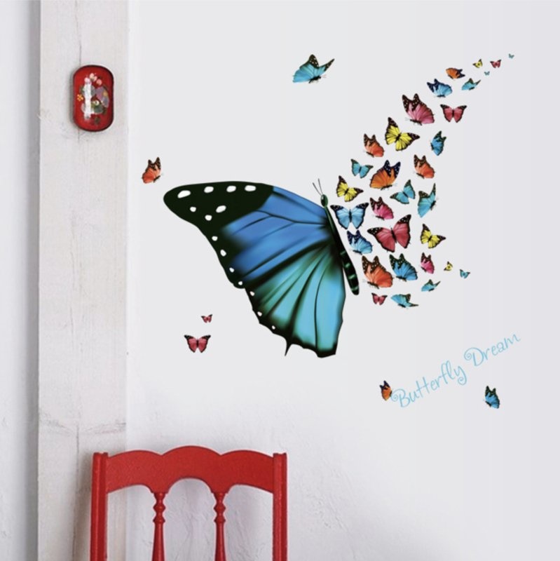 Vruchtbaar visueel Oplossen Muursticker vlinders kopen? Bestel online bij Stickerkamer - Stickerkamer