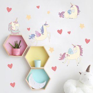 Muursticker unicorn stickers kinderkamer / babykamer Muursticker unicorn stickers kinderkamer / babykamer