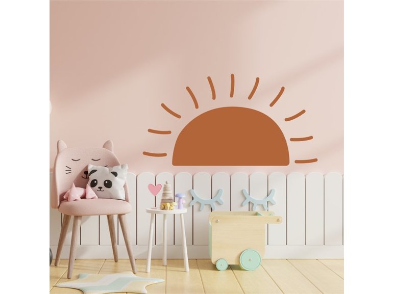 Muursticker boho zon XL kinderkamer