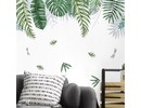 Muursticker tropisch decoratieve groene palmbladen stickers