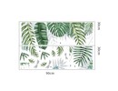 Muursticker tropisch decoratieve groene palmbladen stickers