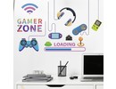 Muursticker gamer / gaming - gamer zone jongenskamer