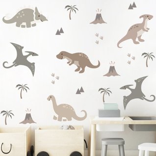 Muursticker dinosaurus kinderkamer Muursticker dinosaurus kinderkamer
