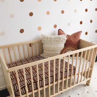 Muurstickers stippen 42 stuks - aardse kleuren - boho - kinderkamer - muurstickers cirkels Muurstickers stippen 42 stuks - aardse kleuren - boho - kinderkamer - muurstickers cirkels