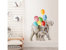 Muursticker olifant met ballonnen kinderkamer