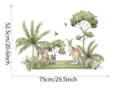 Muursticker Australische dieren – baby- & kinderkamer (kangoeroe, quokka, wombat) – matte, verwijderbare vinyl Muursticker Australische dieren – baby- & kinderkamer (kangoeroe, quokka, wombat) – matte, verwijderbare vinyl