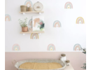 Muursticker mini regenboogjes kinderkamer / babykamer