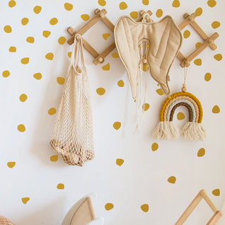 Muurstickers imperfecte stippen / cirkels babykamer kinderkamer