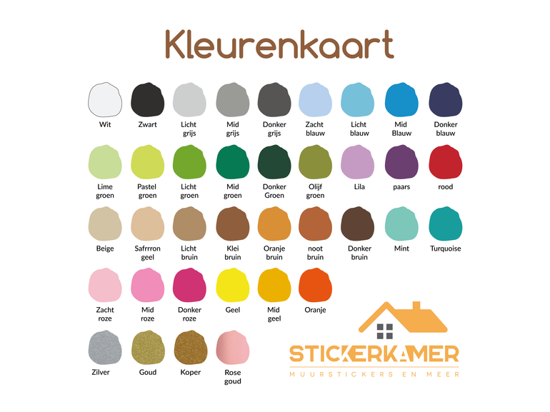 rukken Knikken Chronisch Naamsticker 55 cm breed kopen? Bestel online bij Stickerkamer - Stickerkamer