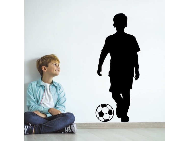 Muursticker voetbal jongens kinderkamer
