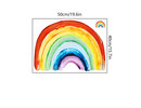 Statische raamsticker regenboog kinderkamer