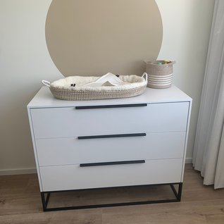 Muursticker rond cirkel groot effen