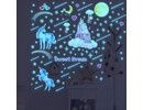 Muursticker glow in the dark unicorn  kinderkamer