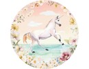 Unicorn muursticker cirkel