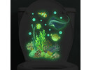 Glow in the dark Muursticker Onder water vissen en koraal