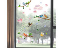 Zelfklevend raamsticker vogels / vlinders / bloemen/ wolken en sterren herbruikbaar.