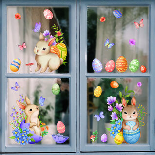 Raamsticker Pasen statisch