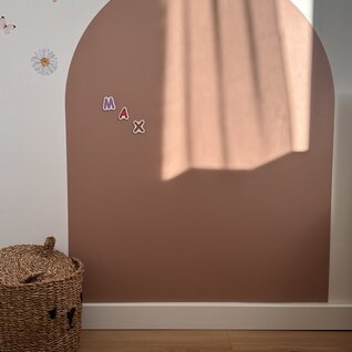 100cm x 80cm - Muursticker magneet met krijtbord functie - Clay Brown 100cm x 80cm - Muursticker magneet met krijtbord functie - Clay Brown