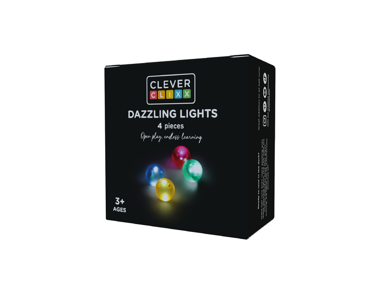 Cleverclixx Cleverclixx - Balls Pack Dazzling Lights | 4 stuks