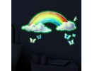 Glow in the Dark Regenboog Muursticker met Vlinders – mooi voor in de Kinderkamer Stickerkamer Glow in the Dark Regenboog Muursticker met Vlinders – mooi voor in de Kinderkamer