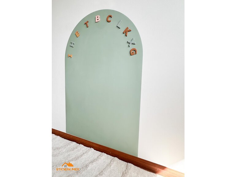 Magnetisch muursticker krijtbord - magneetsticker zelfklevend