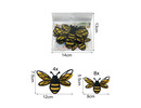Muursticker 3D Gouden Bijen decoratie