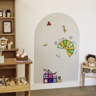 110cm x 75cm - Muursticker magneet met krijtbord functie - Oatmeal Beige 110cm x 75cm - Muursticker magneet met krijtbord functie - Oatmeal Beige