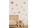 Daisy bloemen - madeliefjes muurstickers 65 stuks