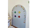 Magneetsticker Stone Blue 110cm x 75cm - Montessori - Kado - Kinderkamer