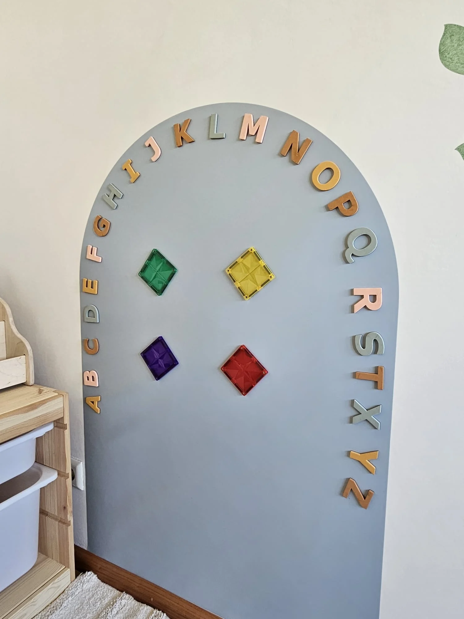Magneetsticker Stone Blue 110cm x 75cm - Montessori - Kado - Kinderkamer