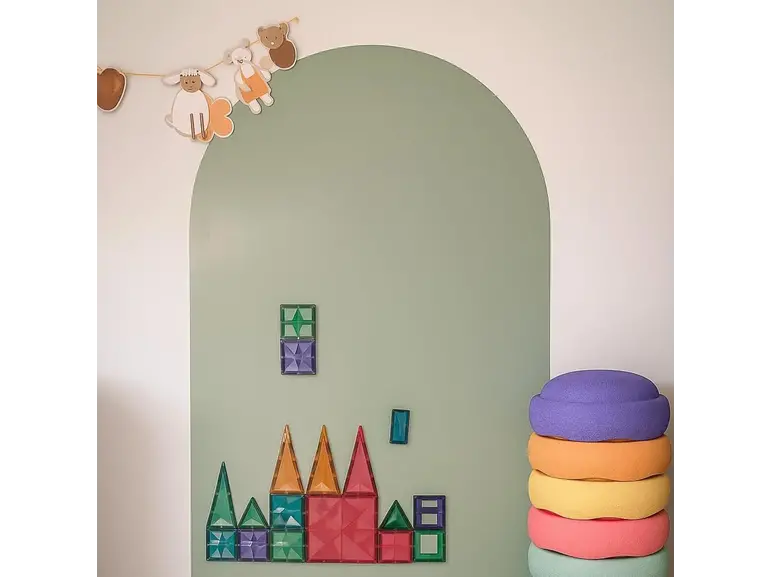 Uitverkocht! Restock Januari 2026 - Magneetsticker Grateful Green 110cm x 75cm - Montessori - Kado - Kinderkamer
