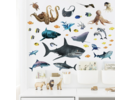 Stickerkamer Glow in the dark onder water wereld - vissen set
