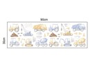 Tractor voertuigen zachte kleuren kinderkamer muurstickers Tractor voertuigen zachte kleuren kinderkamer muurstickers