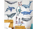 Muurstickers Walvissen & Orka’s – Aquarel Zee Dieren, Zelfklevend & Verwijderbaar Muurstickers Walvissen & Orka’s – Aquarel Zee Dieren, Zelfklevend & Verwijderbaar