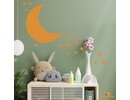 Muursticker Maan & Sterren – Zelfklevend & Verwijderbaar Muursticker Maan & Sterren – Zelfklevend & Verwijderbaar
