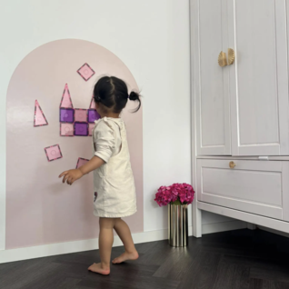 Magneetsticker Powder Pink 110cm x 75cm Magneetsticker Powder Pink 110cm x 75cm