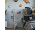 Muursticker ruimte galaxy planeten kinderkamer