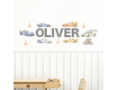 Muursticker race auto's kinderkamer jongen - zelfklevend en verwijderbaar Muursticker race auto's kinderkamer jongen - zelfklevend en verwijderbaar