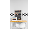 Muursticker race strook kinderkamer jongens - auto's - zelfklevend en verwijderbaar Muursticker race strook kinderkamer jongens - auto's - zelfklevend en verwijderbaar