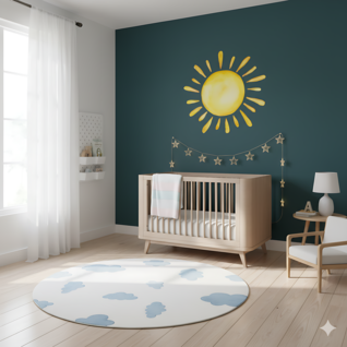 Muursticker Zon – Kinderkamer Muursticker Zon – Kinderkamer