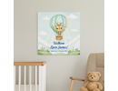 Muursticker van geboortekaartje – gepersonaliseerde wandsticker voor babykamer Muursticker van geboortekaartje – gepersonaliseerde wandsticker voor babykamer