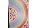 Kinderkamer Muursticker – Regenboog en Hartjes, Zelfklevend Kinderkamer Muursticker – Regenboog en Hartjes, Zelfklevend